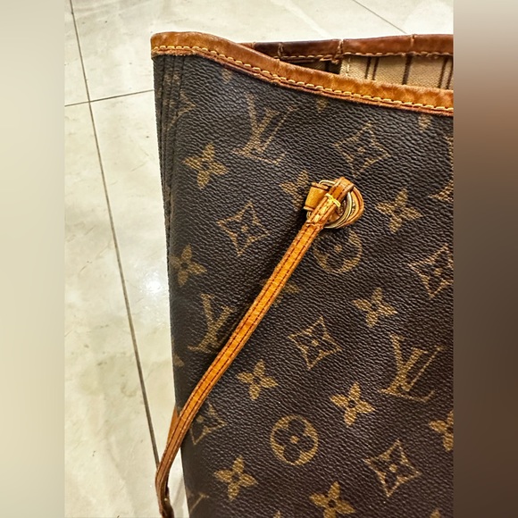 COPY - Louis Vuitton Neverfull MM monogram canvas tote shoulder bag - Picture 4 of 14